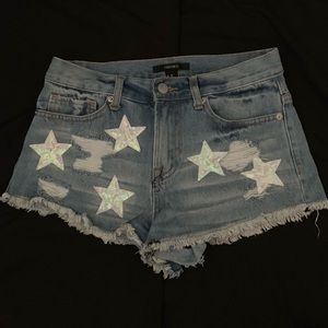 Forever 21 Jean shorts with stars